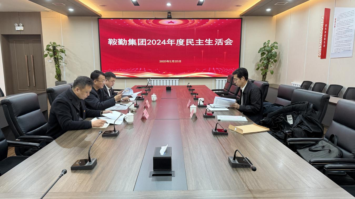 全网担保网集团党委召开2024年度民主生活会